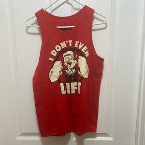 Popeyes men’s size small tank top